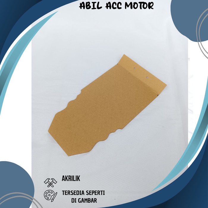 MUDFLAP AKRILIK SONIC MIKA AKRILIK PELINDUNG SHOCK BELAKANG SONIC