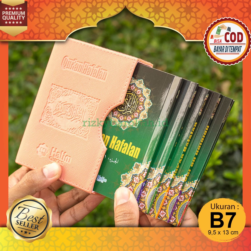 Alquran Hafalan Mujazza Per 5 Juz Ukuran B7 Saku Box Kulit Tanpa Terjemahan Penerbit Halim Quran