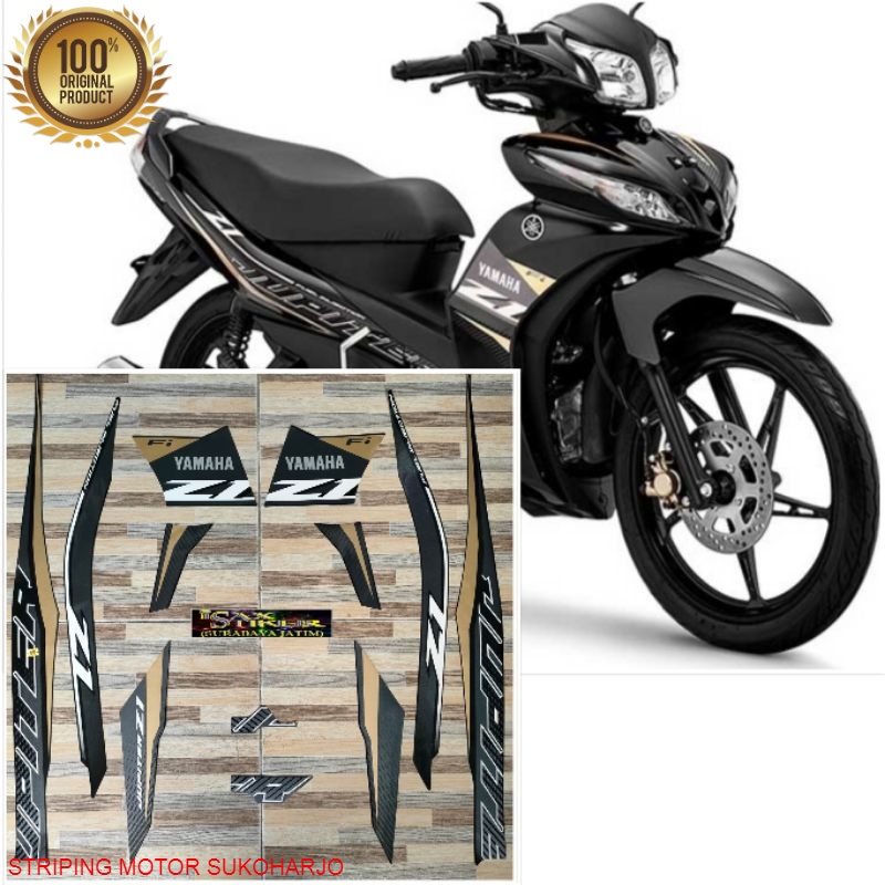 (ORI) striping original Yamaha Jupiter Z1 FI hitam gold tahun 2020 2021 KUALITAS ORIGINAL