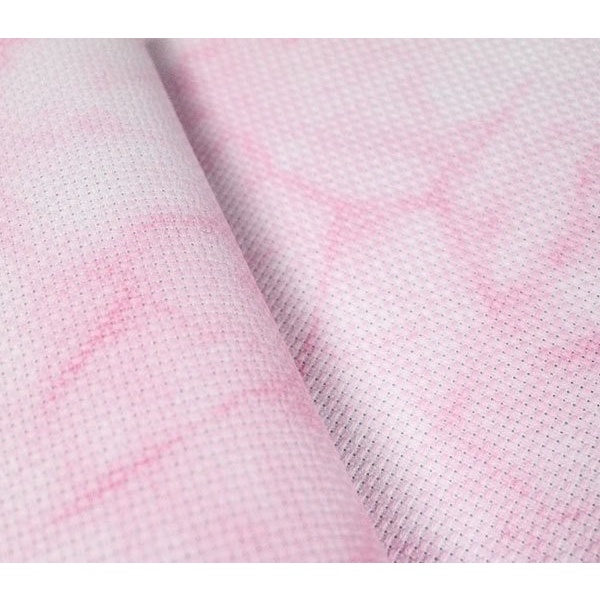 

[[ AM - BEST SELLER ]] Kain aida kristik / cross stitch pink gradasi 14ct 45x75cm