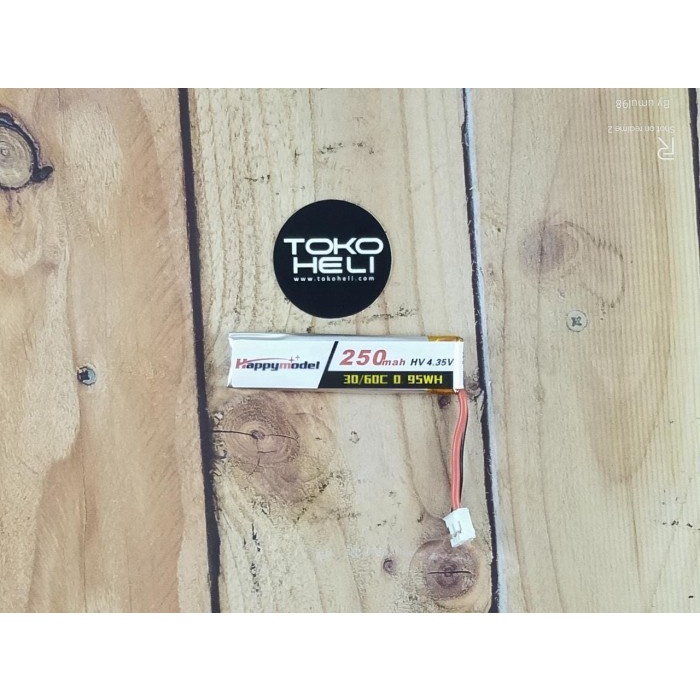 Happymodel 3.8V 250mAh 30C 1S Lipo Battery PH2.0 Mobula7 Snapper6 UR65