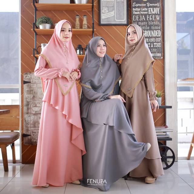 FENUZA - KEISHA DRESS / GAMIS SYARI / GAMIS MUSLIMAH
