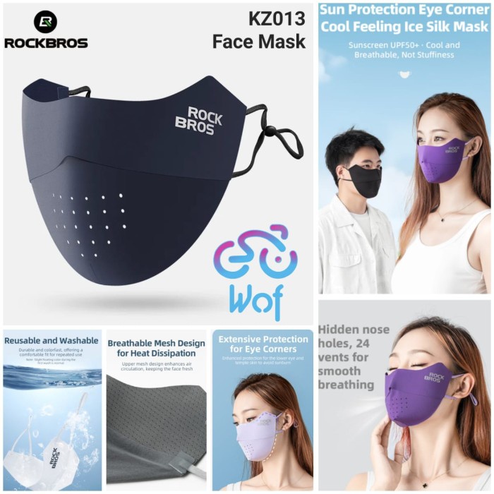 RockbrosKz013FaceMaskSportMaskerWajahSepeda Sepeda Motor
