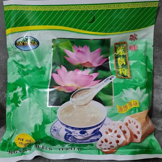 

[Big Sale] Monsta Minuman Serbuk Bubuk Tepung Pati Akar Teratai instan 300 gram