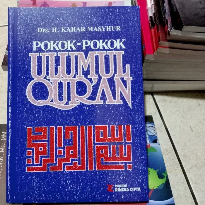 ORI BUKU POKOK-POKOK ULUMUL QUR'AN