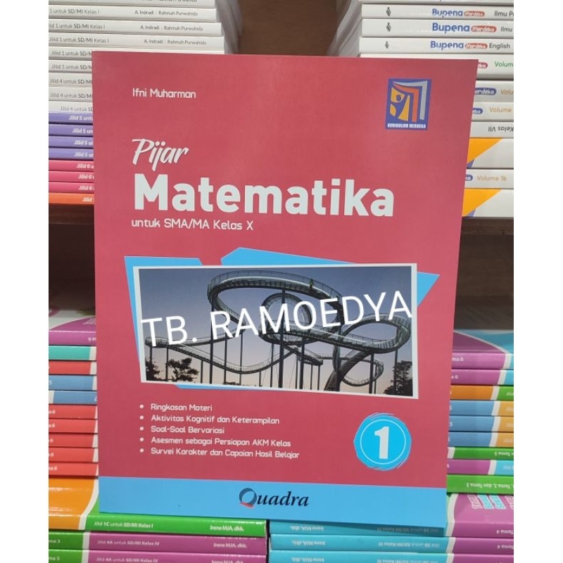 Buku Pijar Matematika SMA/MA kelas X Kurikulum Merdeka Quadra