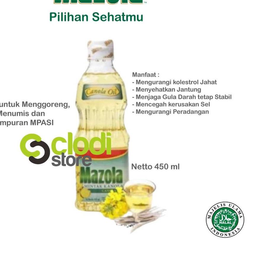 

֍ Mazola canola oil 450ml Lemak Tambahan MPASI