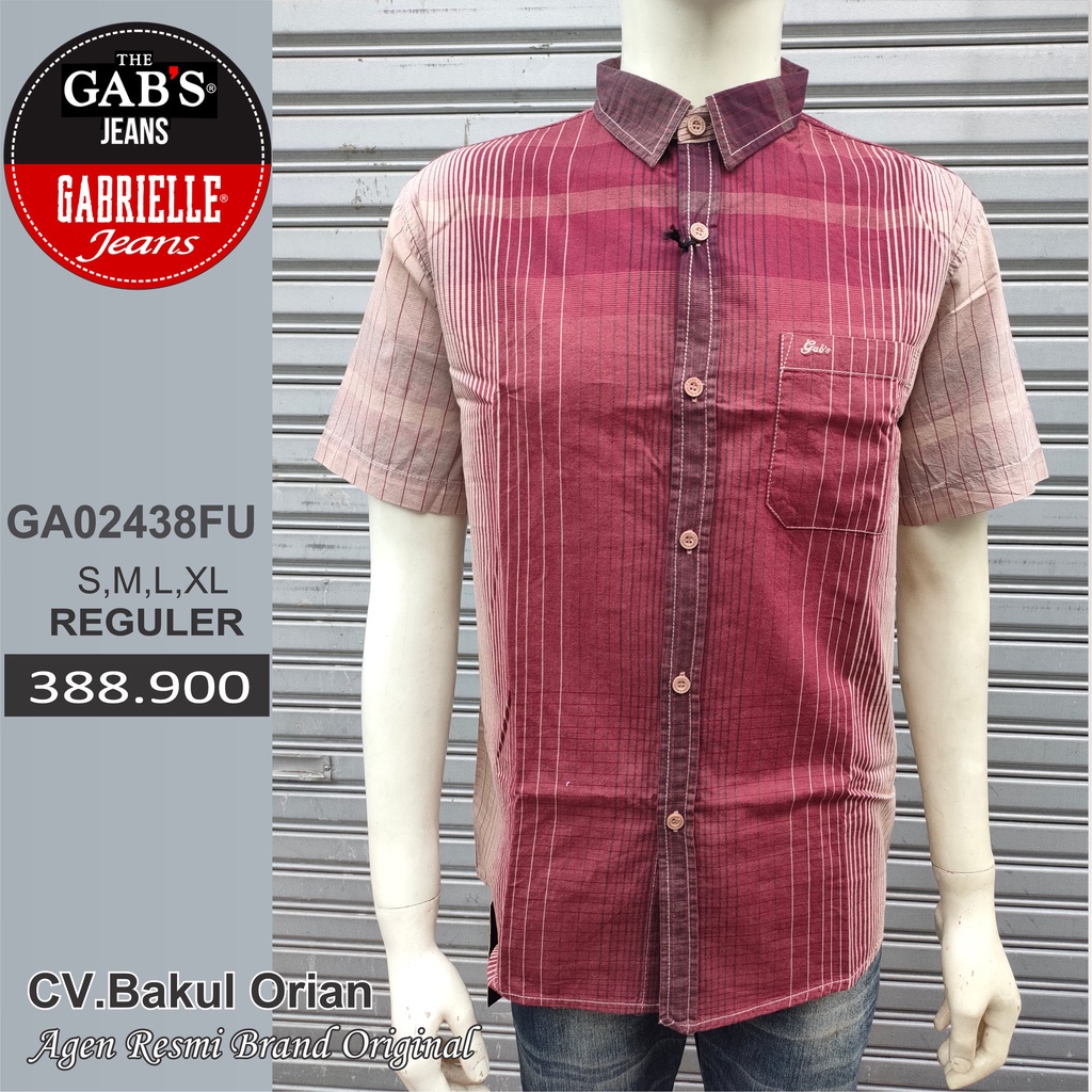 Kemeja Pria Gabrielle Gab's Original - GA02438FU .INDO
