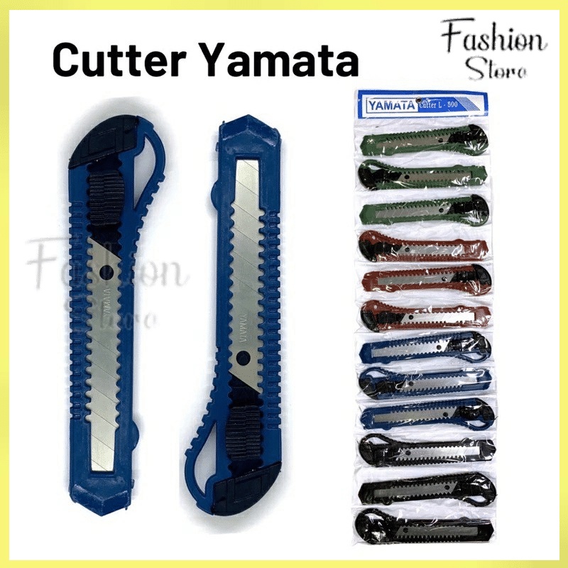 

FS- 1 Pcs Pisau Cutter Yamata Jenia Piso Kater Cuter Pemotong Dus ATK DLL