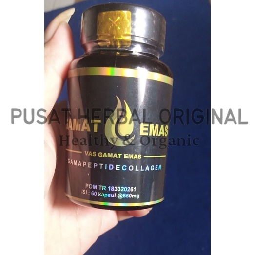 Vas Gamat Emas kapsul colagen Asli Original( Gratis Ongkir)