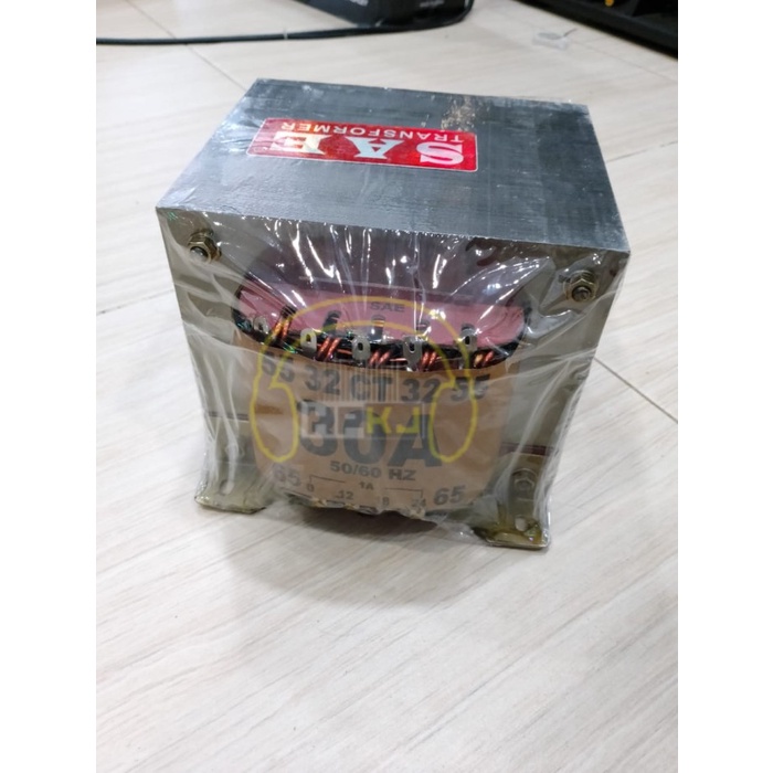 TRAVO TRAFO TRANSFORMER SAE 30A CT 30 AMPERE 30AH 65V 65 VOLT MURNI