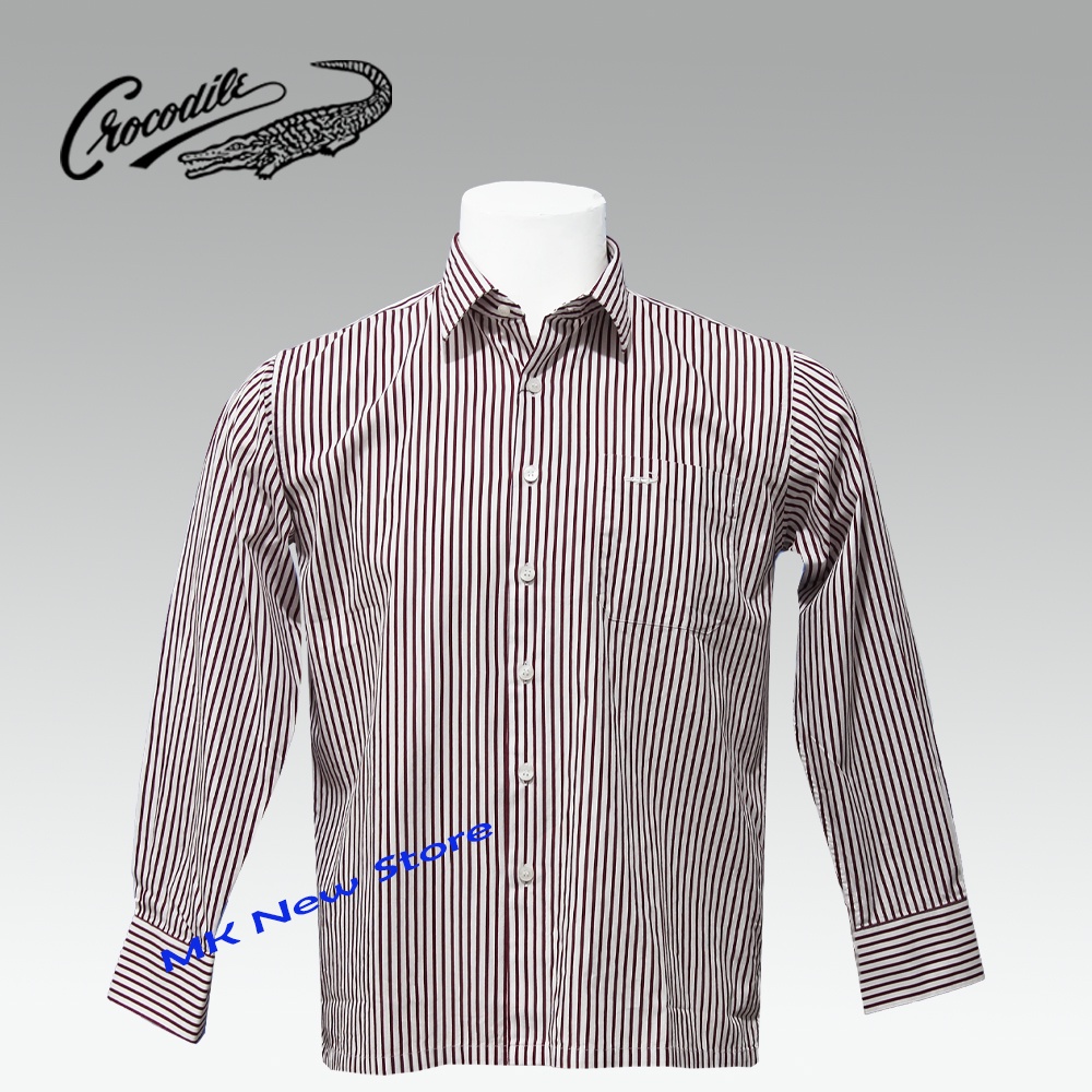Kemeja Pria Lengan Panjang Crocodile Original 818-994