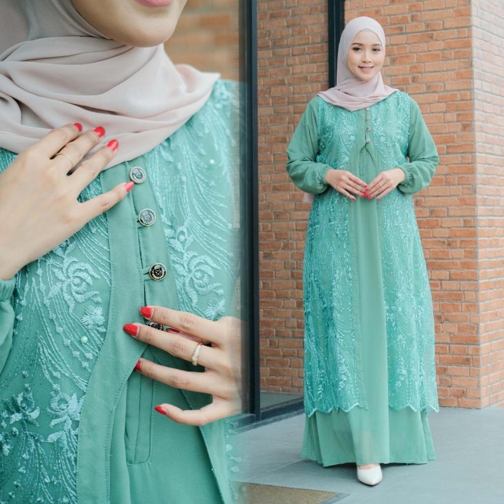 Gamis Wanita Kekinian Terbaru 2023 Baju Wanita Gamis Viral Gamis Sultan Jumbo Anggun Maxy Dress Pest