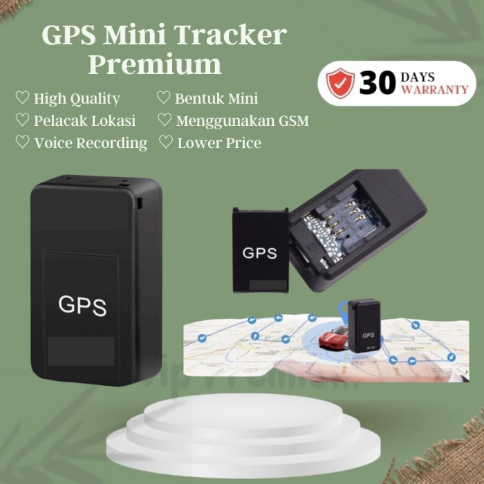 GPS Mini Tracker Alat Pelacak Lokasi Mobil Motor GSM Recording Voice - Mini GPS pelacak
