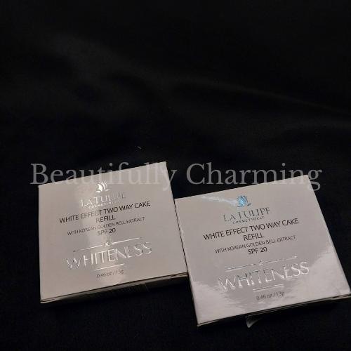 La Tulipe White Effect Two Way Cake Reffil SPF20 13gr / La Tulipe Whiteness / bedak padat / bedak la