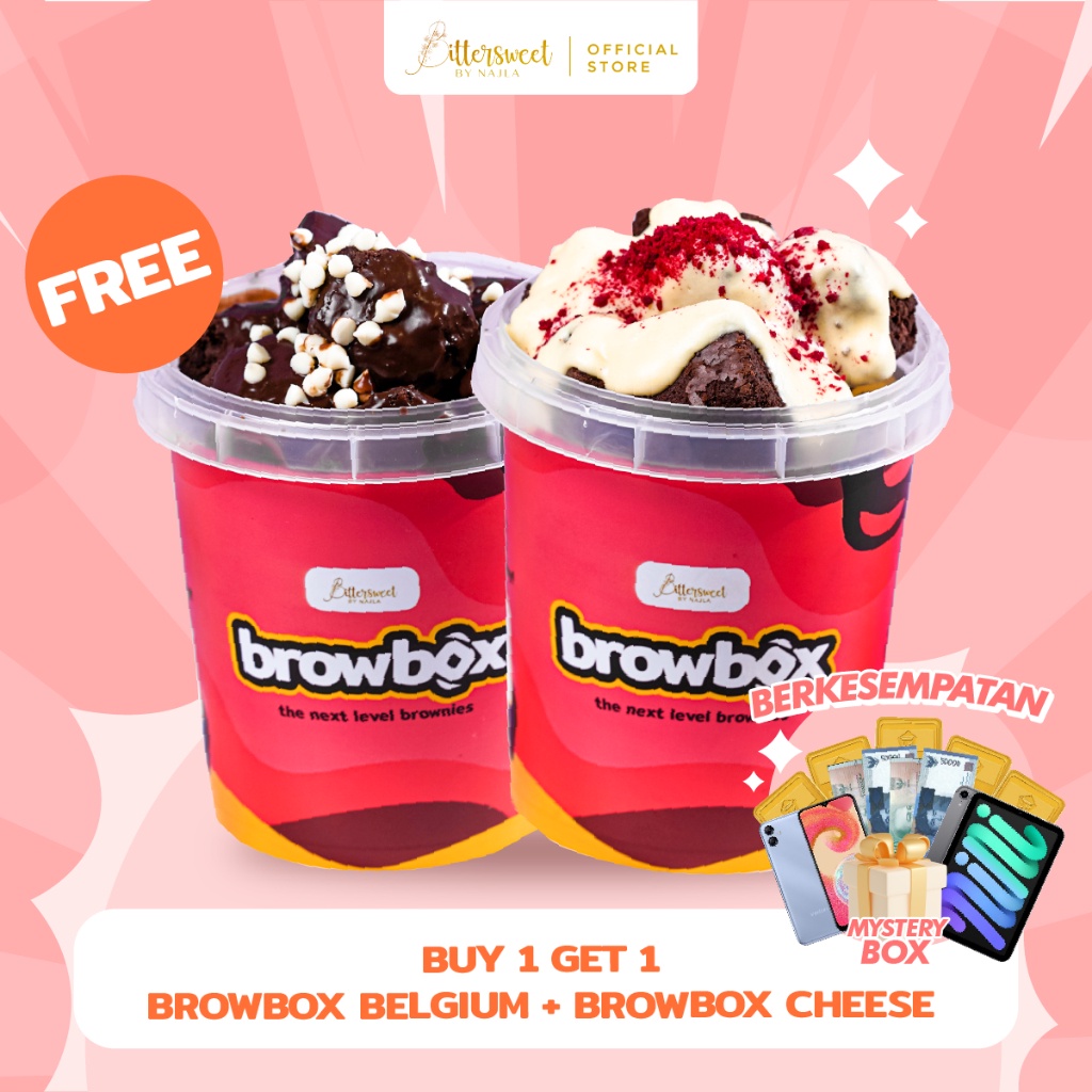 

Bittersweet by Najla - BUY 1 GET 1 ( Beli Browbox Cheese FREE Browbox Belgium )