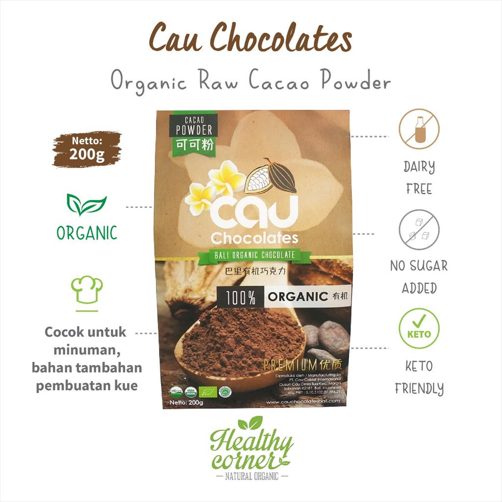 

Organic Cacao Powder ( Kakao Cokelat Bubuk ) 200 gr - Cau Chocolates
