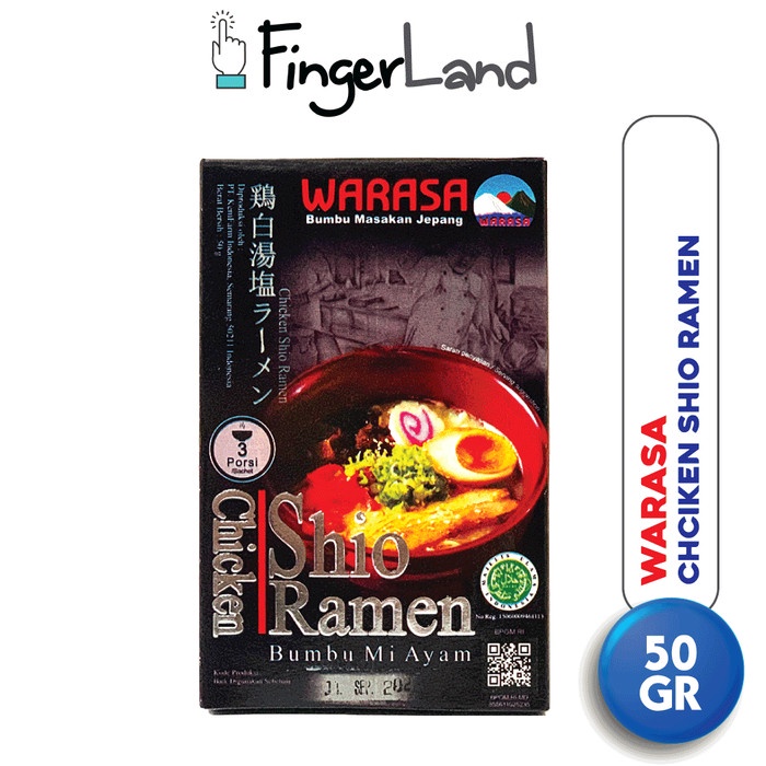 

WARASA Shio Ramen 50 gram Bumbu Mi Ayam