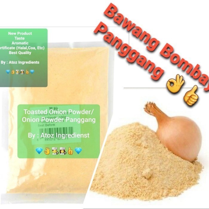 

BISA COD - Toasted Onion Powder 50 GR/Bawang Bombay Panggang Best Quality 50 GR