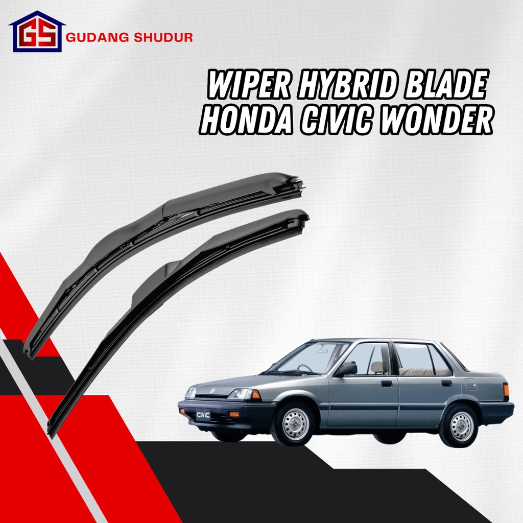 1 Set Wiper Mobil Hybrid Mobil Honda Civic Wonder