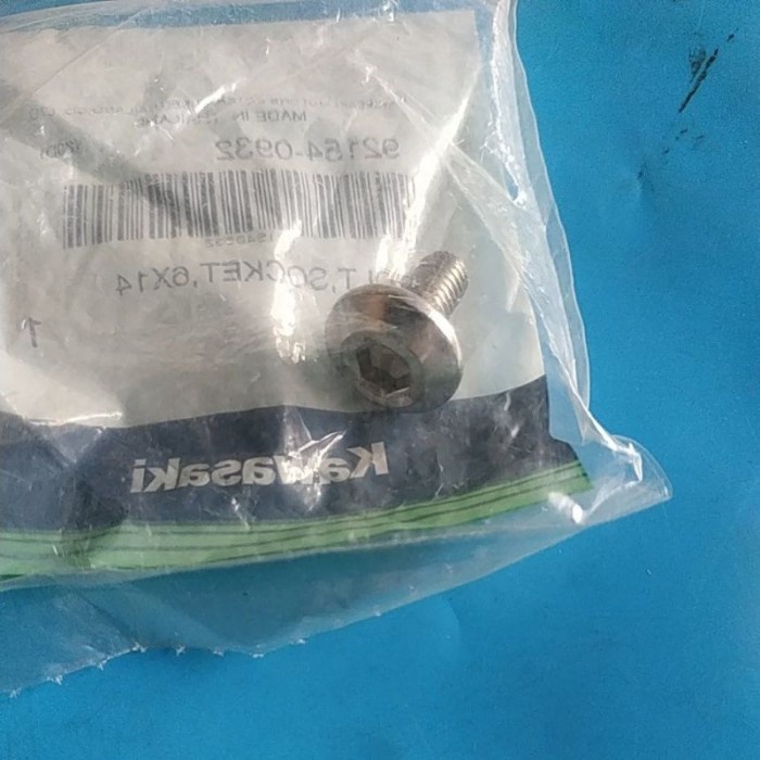 BOLT SOCKET 6X14 NINJA300, NINJA 250FI 92154-0932 Kawasaki Parts