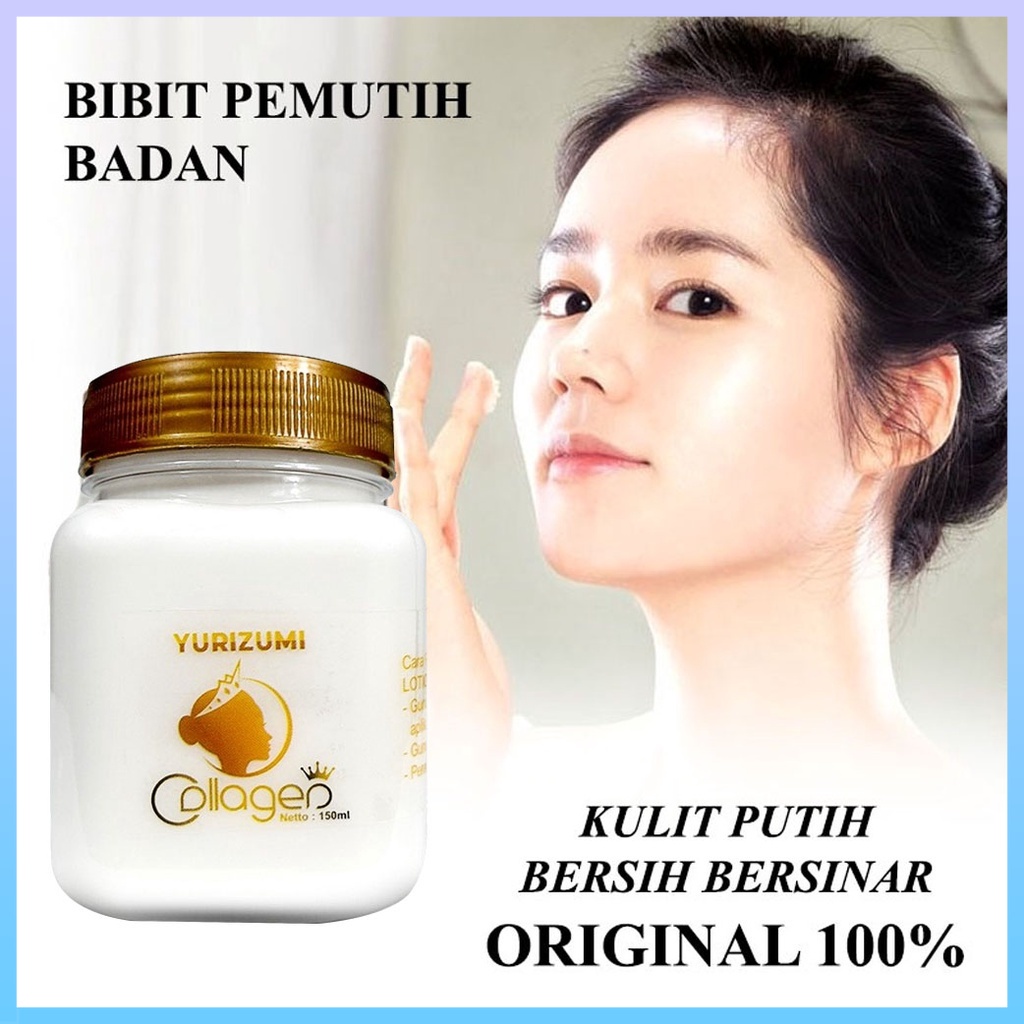 Bibit Collagen Yurizumi Hand Body Lotion Pemutih Kulit Badan Wajah Lembut dan Wangi