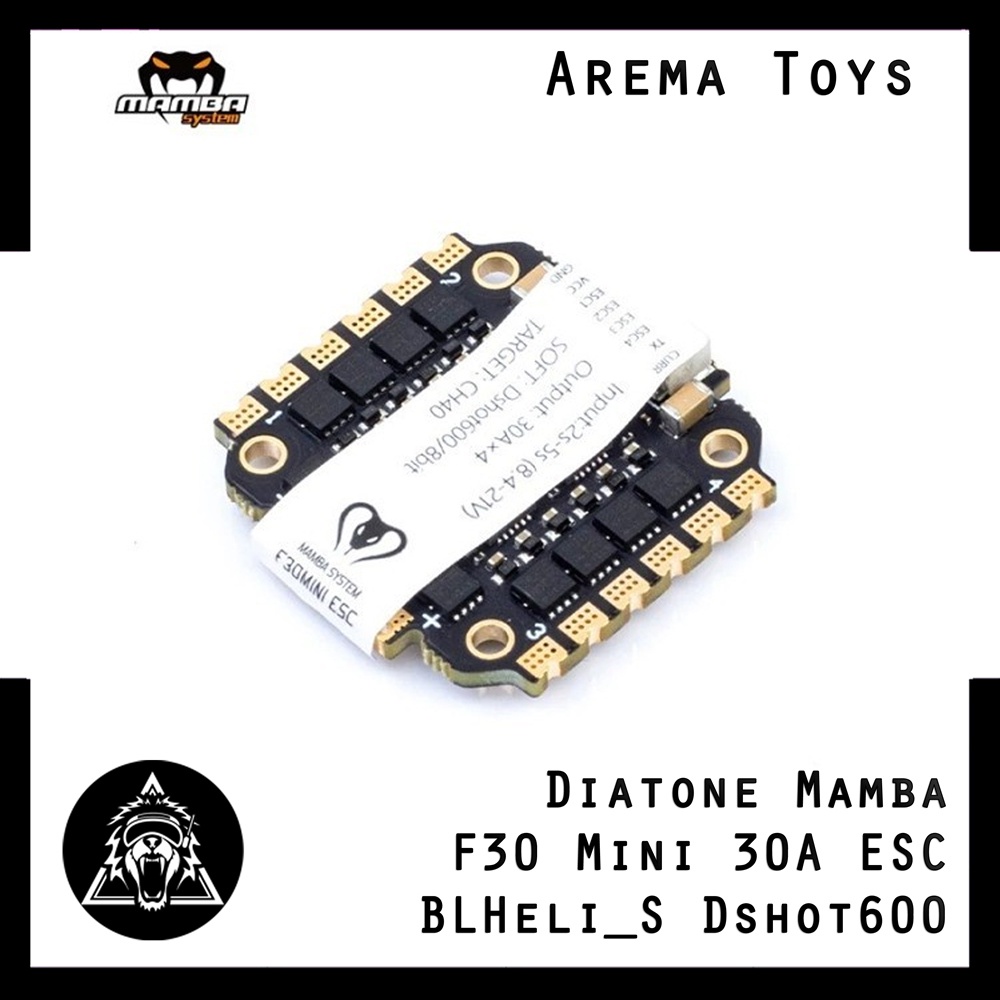 Diatone Mamba F30 Mini 30A 2-5S 4in1 ESC BLHeli_S Dshot600 FPV Drone