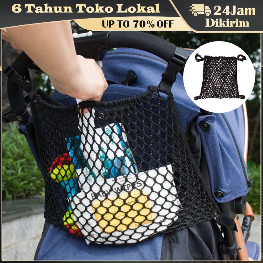 TAS STROLLER Jaring / TAS MAINAN PANTAI - Tas Gantung Jaring chn Stroller Kereta Dorong
