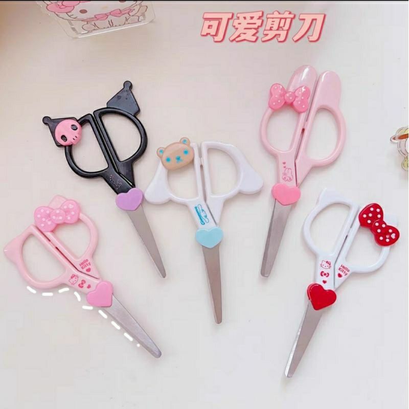 

(New) Gunting sanrio Kertas Sanrio Love My Melody Kuromi Cinnamoroll