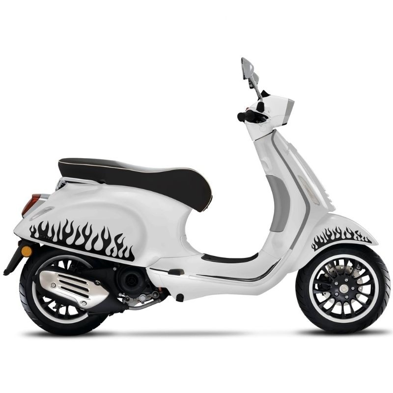 stiker cutting tribal api untuk vespa sprint vespa matic