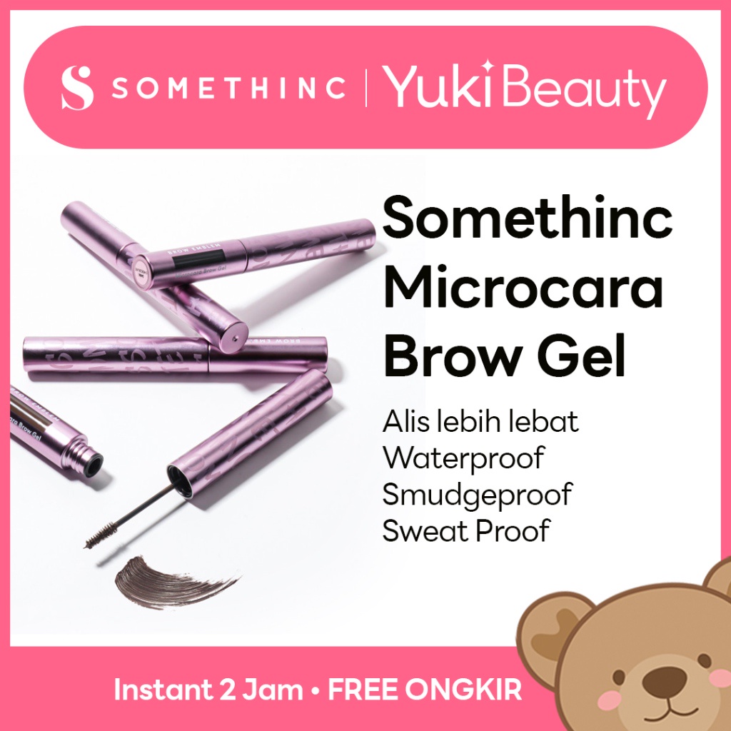 ❤ YUKI Manado ❤ SOMETHINC Browcara Emblem Microcara Brow Gel | Eyebrow Mascara Maskara Alis