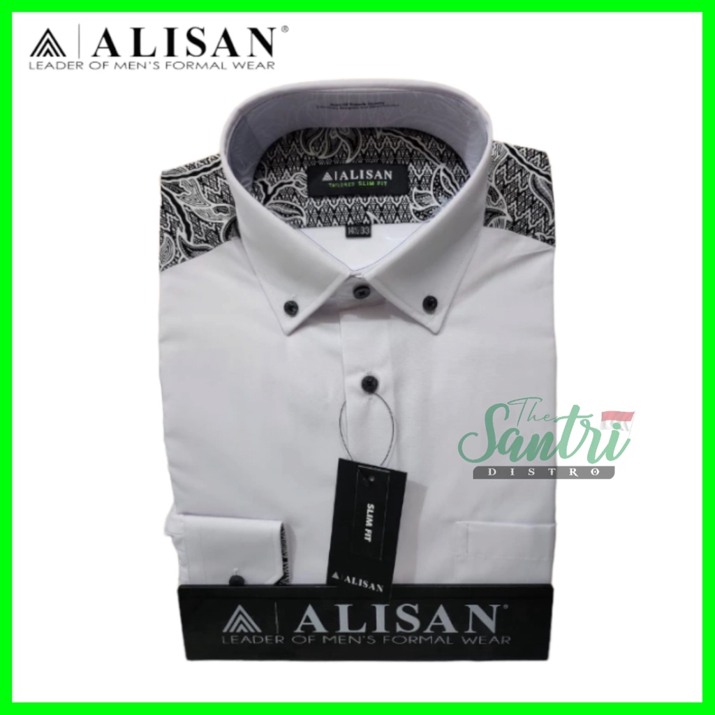 Alisan Slimfit Lengan Panjang/ Kemeja Alisan Lengan Panjang / Kemeja Alisan Motif / Kemeja Alisan Sl