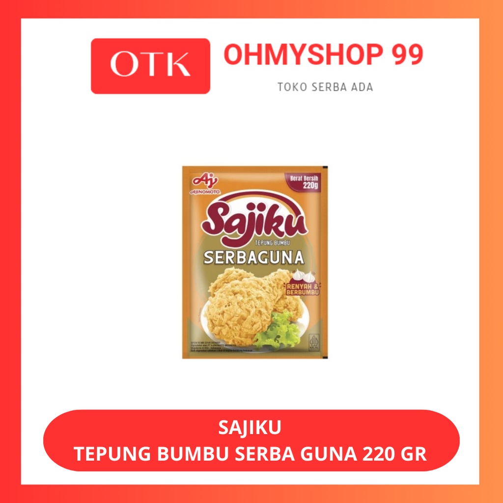 

Sajiku Tepung Bumbu Serbaguna 220gr