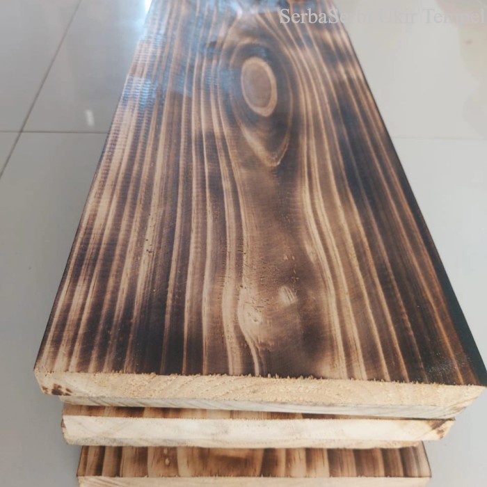Kayu Jati Belanda bakar - 9x100 Termurah