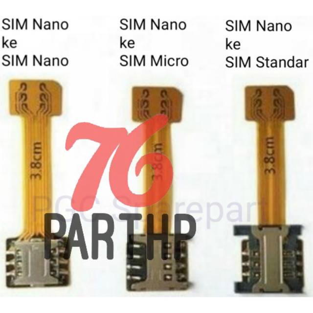 Nano ke SIM Micro - Adapter Converter Hybrid Dual Sim Slot Nano ke SIM Micro