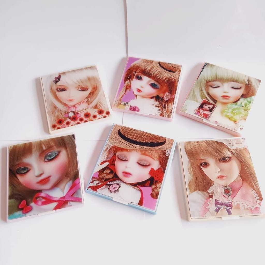Terlaris KACA KECIL / CERMIN WAJAH / KACA BONEKA / CERMIN LUCU