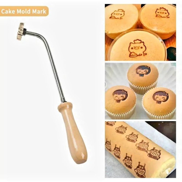 

SS0 - BEST SELLER - hot stamp kue / hot stamp set - 0587 cupcakes, 1set