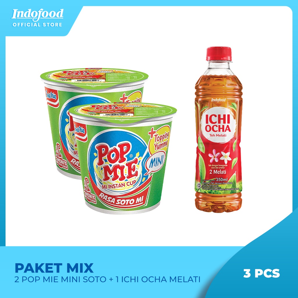 

Beli 2 Pop Mie Mini Soto gratis 1 Ichi Ocha