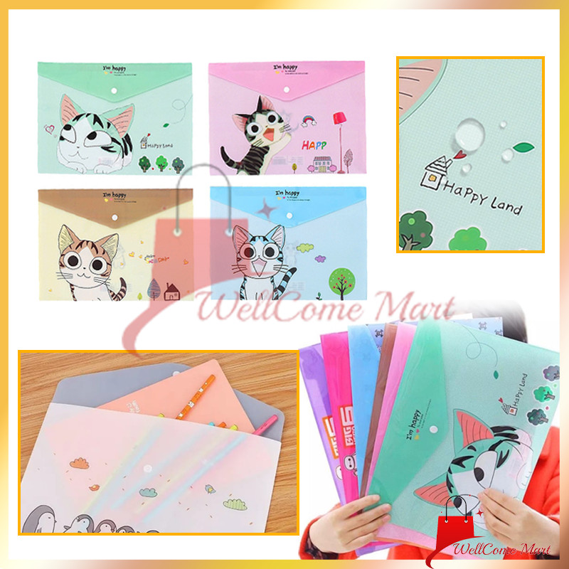 

Folder A4 Cute Motif / Map Plastik A4 Karakter Kartun