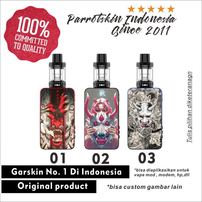 

Garskin Manto pro Skin Hanya Japan devil Edition case BISA CUSTOM