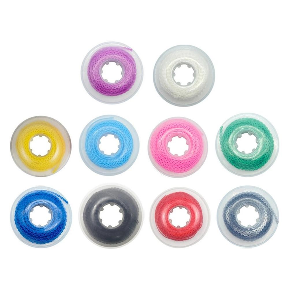 Rantai Karet Ortodontik Gigi Cincin Karet Ortodontik Jarak Menengah Cincin Traksi Cincin Elastis