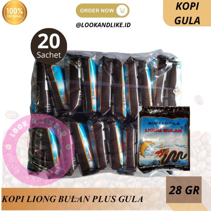 

READY STOCK!!! ORIGINAL KOPI LIONG BULAN "KOPI LEGEND" KHAS BOGOR (GULA + KOPI) - LIONGGULA 1 PAK