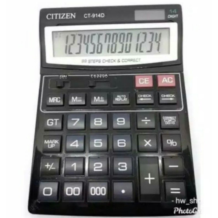 

TSB COD Kalkulator Dagang Kalkulator Citizen CT 914 D 14 Digit Besar