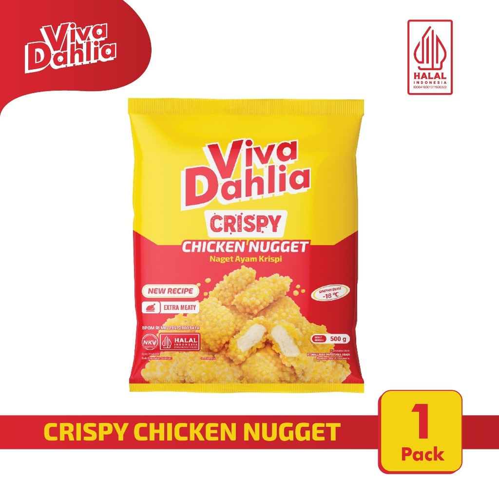 

Viva Dahlia Nugget Ayam Crispy 500gr