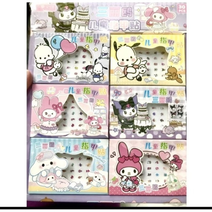 

Stiker kuku Box 30pc Stiker & Label Murah