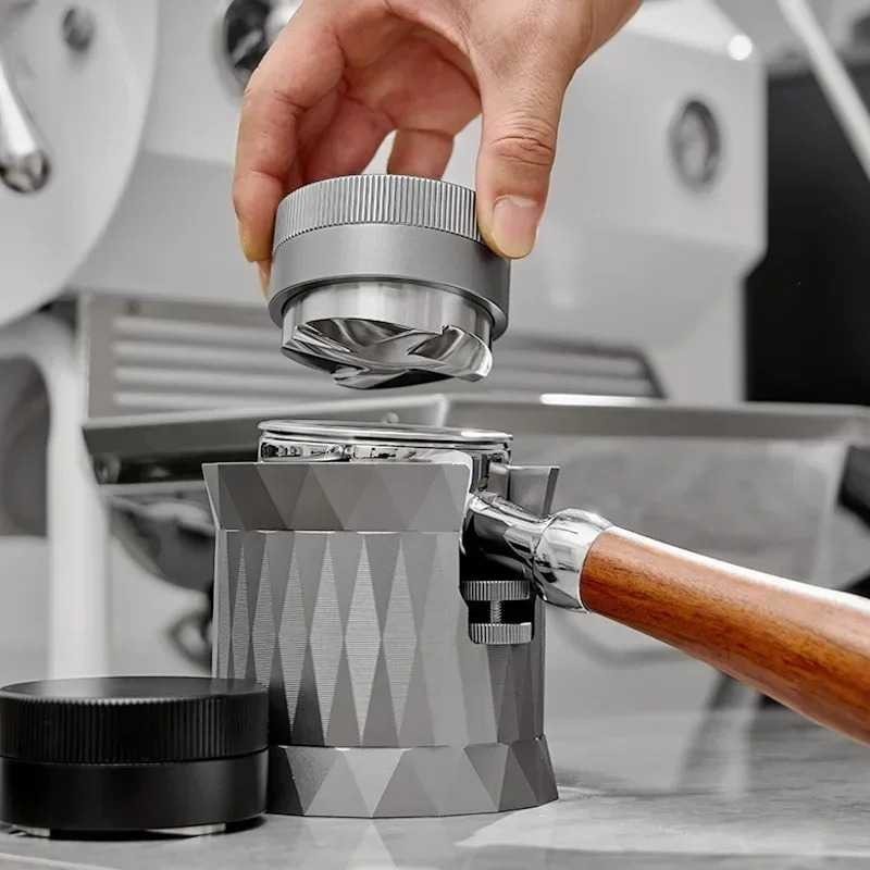 WUWAN Macaron Tamper Coffee Espresso Distribution Tool Auto Adjustment - WU3   [ I K F Store ]