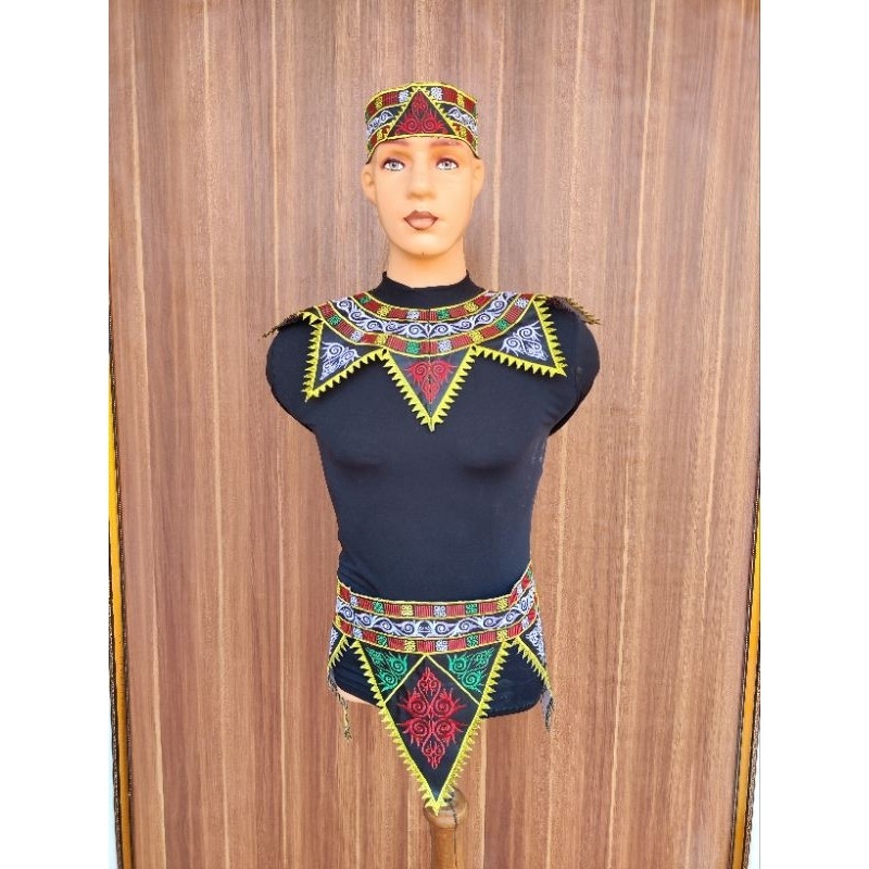 aksesoris tari motif baju adat aceh gayo