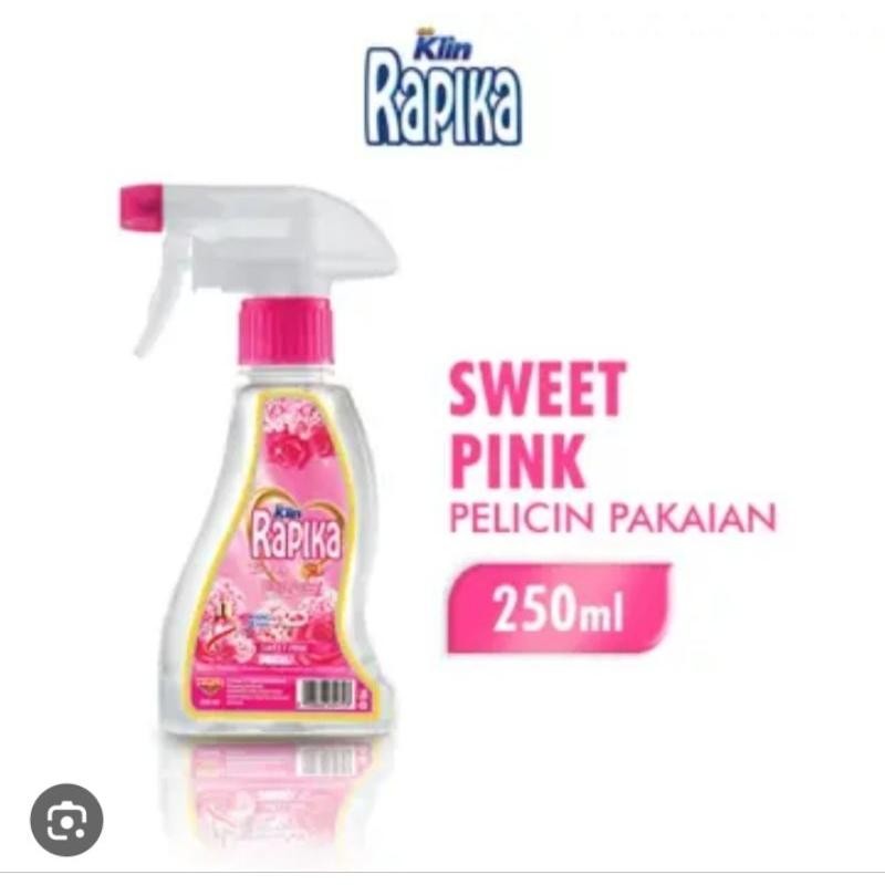 RAPIKA SEMPROT PINK 250 ML-PEWANGI SETRIKA SWEET PINK