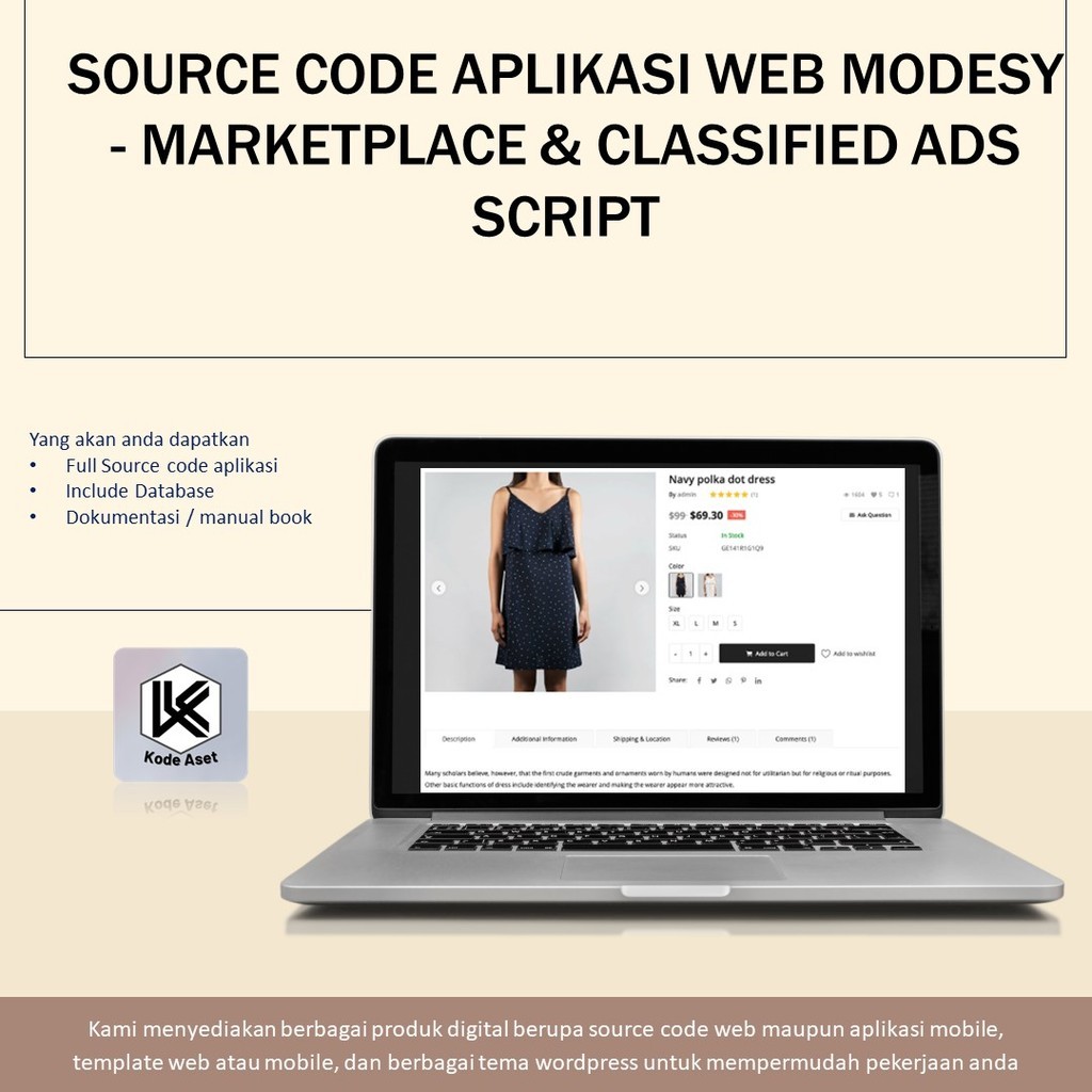 SOURCE CODE APLIKASI WEB MODESY - MARKETPLACE & CLASSIFIED ADS SCRIPT