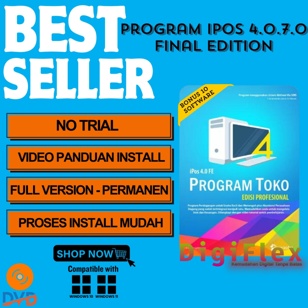 Software Aplikasi Toko Kasir Program toko IPOS 4 FE